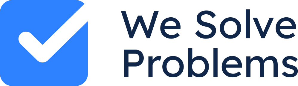 We Solve Problems 原厂标识